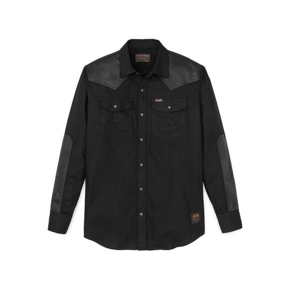 WRANGLER X FILSON WILD ADVENTURE SHIRT BLACK S NWT